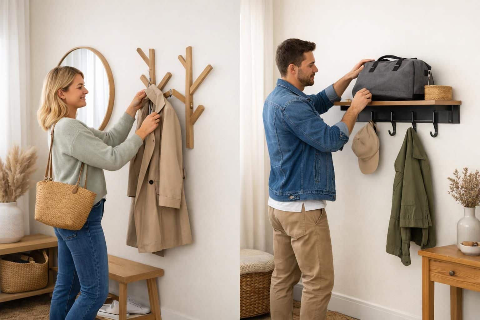 découvrez notre sélection de portemanteaux muraux alliant astuce et élégance pour organiser votre intérieur avec style et praticité.
